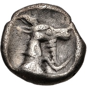 Obol, Greece (ancient), 500 BC - 400 BC reverse image