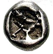 Obol, Greece (ancient), 480 BC reverse image