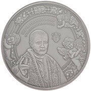 10 000 Francs CFA Saint Pope Pius X Death, Burkina Faso, 2014 reverse image