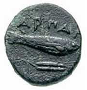 Æ12, Greece (ancient), 400 BC - 300 BC reverse image