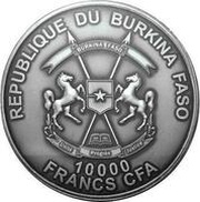10 000 Francs CFA The Council of Constance obverse image