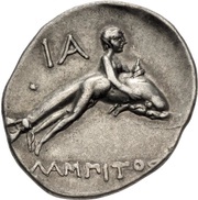 Drachm - Lampitos, Greece (ancient), 250 BC - 190 BC reverse image