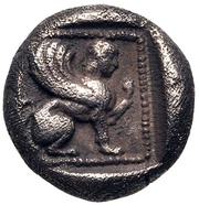 Obol, Greece (ancient), 390 BC - 370 BC reverse image