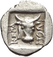 Obol, Greece (ancient), 200 BC - 100 BC reverse image