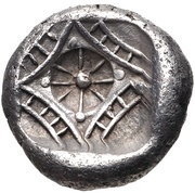 Tetrobol, Greece (ancient), 510 BC - 480 BC reverse image