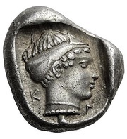 Drachm, Greece (ancient), 411 BC - 404 BC reverse image