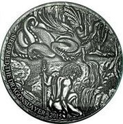 10 000 Francs CFA Siegfried Dragonslayer reverse image