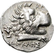 Oktobol - Diokles, Greece (ancient), 210 BC - 185 BC reverse image