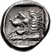 Tetradrachm - Timotelis, Greece (ancient), 395 BC - 380 BC reverse image