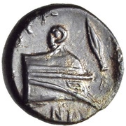 Æ11, Greece (ancient), 375 BC - 340 BC reverse image