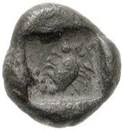 Obol, Greece (ancient), 600 BC - 500 BC reverse image