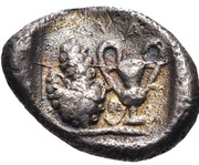 Hemidrachm, Greece (ancient), 400 BC - 300 BC reverse image