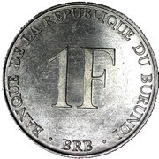 1 Franc reverse image