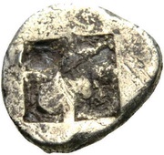 Hemiobol, Greece (ancient), 500 BC - 480 BC reverse image