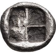 Obol, Greece (ancient), 500 BC - 480 BC reverse image