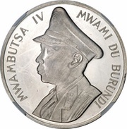 5 Francs - Mwambutsa IV Independence obverse image