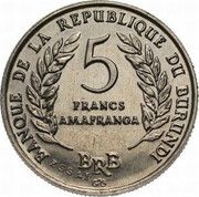 5 Francs Essai reverse image
