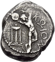 3 Sigloi obverse image