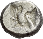 3 Sigloi, Greece (ancient), 470 BC reverse image