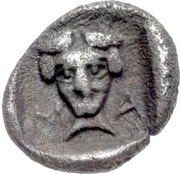 Hemiobol, Greece (ancient), 390 BC - 385 BC reverse image