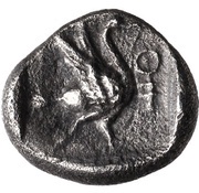 Obol, Greece (ancient), 440 BC - 390 BC reverse image