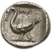 Obol, Greece (ancient), 440 BC - 390 BC reverse image
