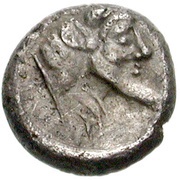 Obol, Greece (ancient), 425 BC - 385 BC reverse image