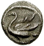 Obol, Greece (ancient), 385 BC - 333 BC reverse image