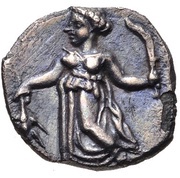 Obol, Greece (ancient), 325 BC - 300 BC reverse image