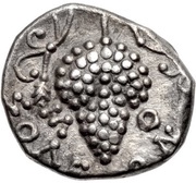 Obol, Greece (ancient), 350 BC - 300 BC reverse image