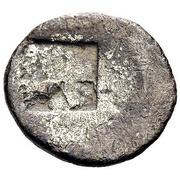 Obol, Greece (ancient), 550 BC - 500 BC reverse image