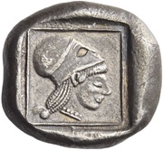 Stater, Greece (ancient), 515 BC - 480 BC reverse image