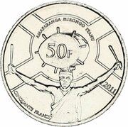 50 Francs, Burundi, 2011-2022 reverse image