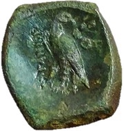 Æ13 eagle and triton, Greece (ancient), 320 BC - 270 BC reverse image