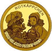 50 Francs Little Red Riding Hood, Burundi, 2020 reverse image