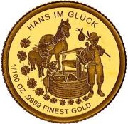 50 Francs Hans in Luck reverse image