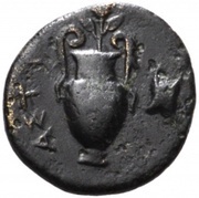 Æ14, Greece (ancient), 400 BC - 300 BC reverse image