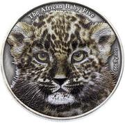 5000 Francs Leopard; colorized reverse image