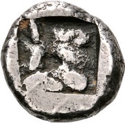 Drachm, Greece (ancient), 520 BC - 500 BC reverse image