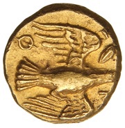½ Stater reverse image
