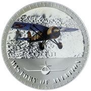 5000 Francs PZL P.11 reverse image