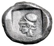 Siglos - Uncertain King, Greece (ancient), 500 BC - 470 BC reverse image