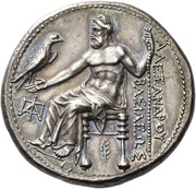 Tetradrachm - Nicocles In the name of Alexander III, Greece (ancient), 325 BC - 317 BC reverse image