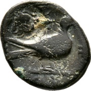 Æ15 - Timocharis, Greece (ancient), 385 BC reverse image