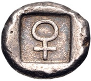 Siglos - Evelthon, Greece (ancient), 500 BC - 478 BC reverse image