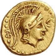¼ Stater obverse image