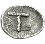 Tetartemorion - 95th Olympiad, Greece (ancient), 400 BC reverse image