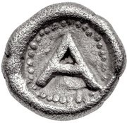 Hemiobol - 91st-94th Olympiad, Greece (ancient), 416 BC - 404 BC reverse image