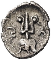 Obol - 92nd Olympiad, Greece (ancient), 412 BC reverse image