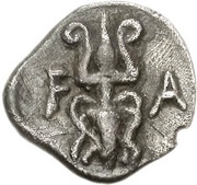 Obol - 95th Olympiad, Greece (ancient), 400 BC reverse image